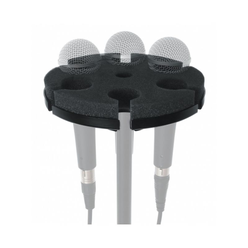 Держатель-лоток для 6 микрофонов Gator Frameworks GFW-MIC-6TRAY Multi Microphone Tray Holds 6 Microphones